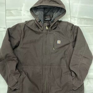 Carhartt Brown Hooded Jacket